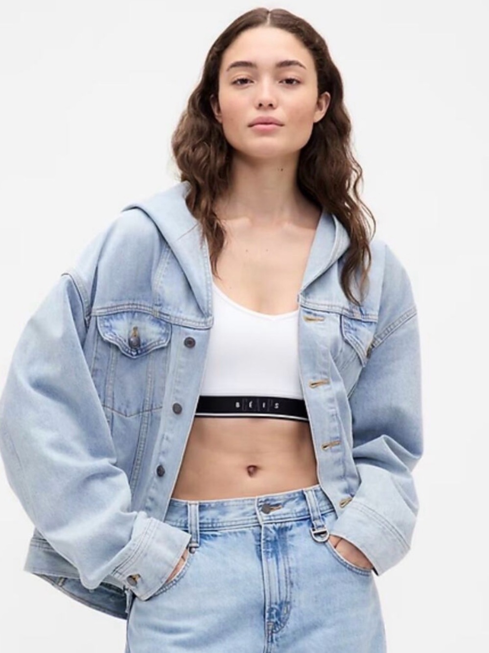 Gap × BÉIS Oversized Denim Jacket